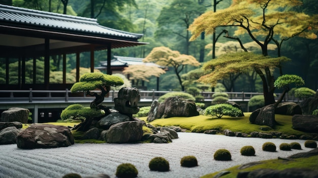 Zen-Bonsai-Garten zum Entspannen