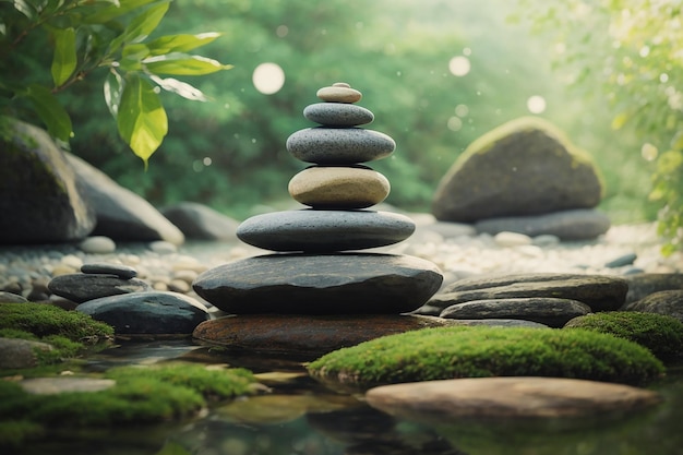 Zen-Meditationslandschaft