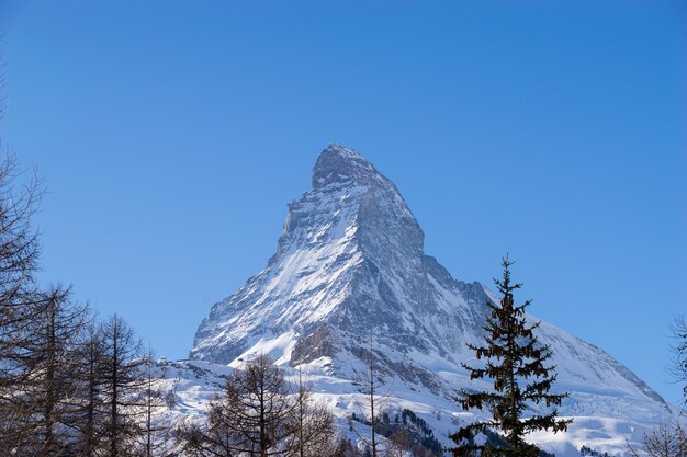 Zermatt, suíça, matterhorn, estação de esqui