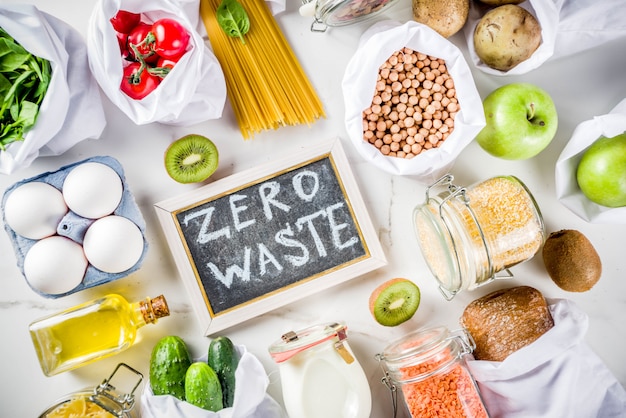 Zero Waste Shopping-Konzept