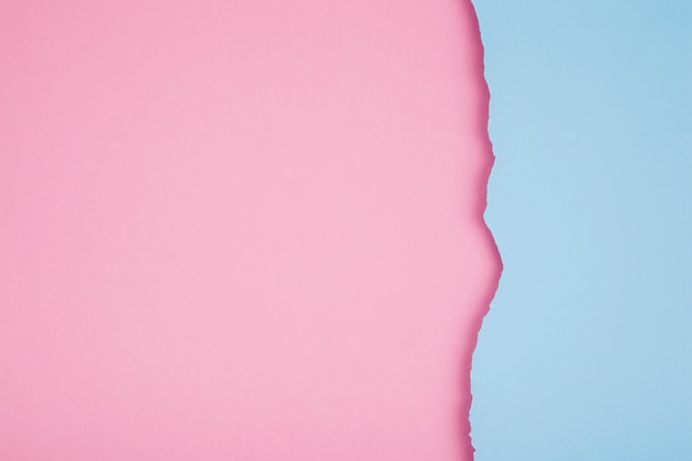Foto zerrissene papiere von pastellfarben