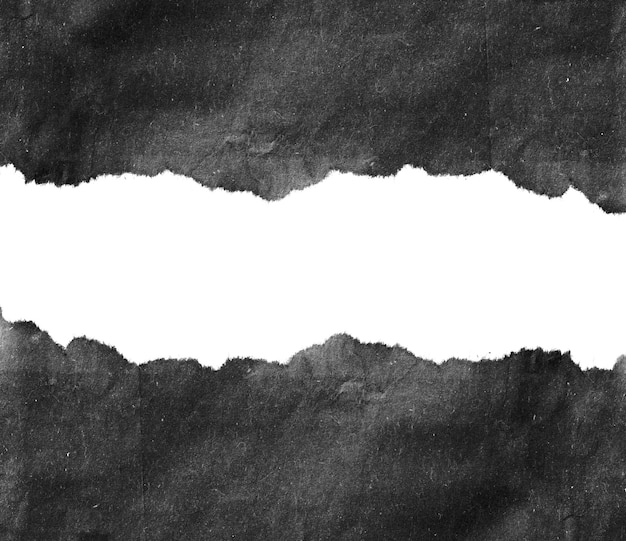 Foto zerrissene papierstücke auf weißem hintergrund mit kopienraum für text