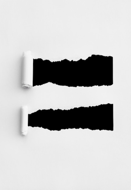 Zerrissener Weißpapier-Hintergrund
