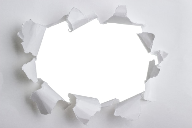 Zerrissenes Papier mit Platz für Ihre Nachricht