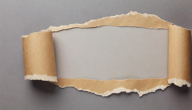 Foto zerrissenes papier mit platz für text