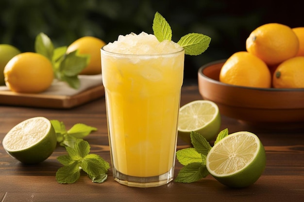 Zesty Lemon Burst Burst mit Zitrusgeschmack Beste Zitronen-Bildfotografie