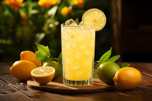 Zesty Lemon Twist Bursting mit Zitrusgeschmack Beste Zitronen-Bildfotografie