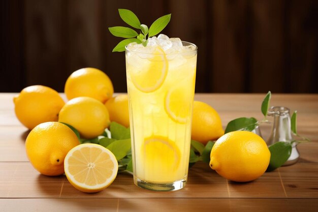 Zesty Lemon Twist Bursting con sabor Mejor fotografía de imágenes de limón