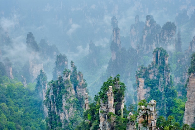 Zhangjiajie Berge, China