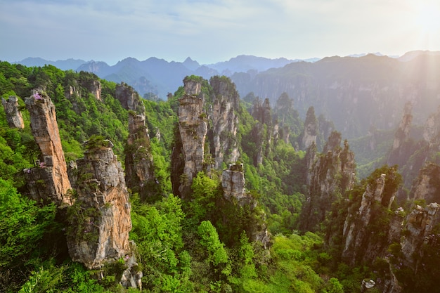 Zhangjiajie Berge, China