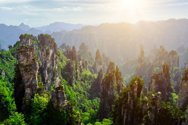 Zhangjiajie Berge, China