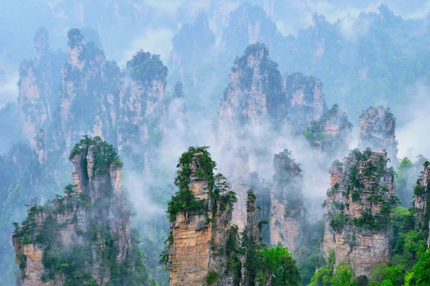 Zhangjiajie Berge, China