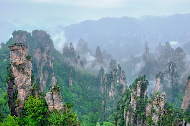 Zhangjiajie Berge, China