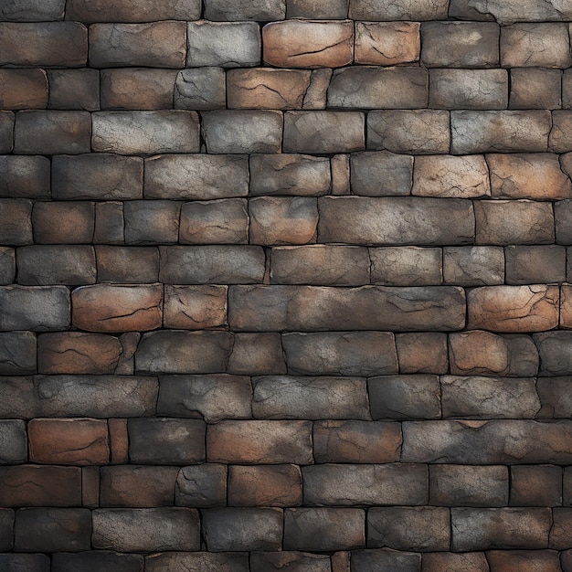 Ziegelsteinwand perfekt als Hintergrund quadratisches Foto