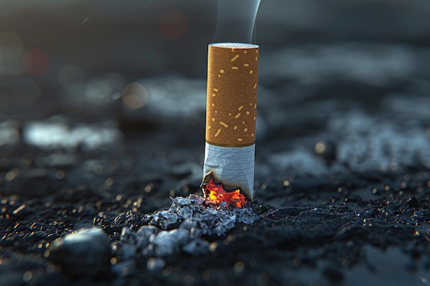 Zigaretten- und Nikotinabhängigkeit Berufsfotografie