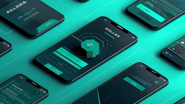 Zilliqa Kryptowährung Skalierbare Blockchain Mobile Layout mit kreativen Ideen App Hintergrunddesigns