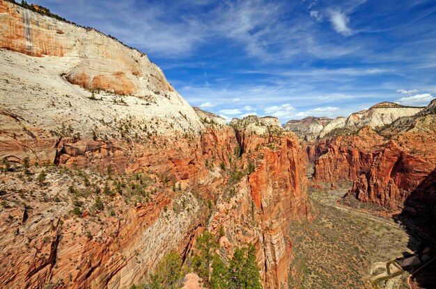 Zion Canyon von den Angels Landing Trail in Utah