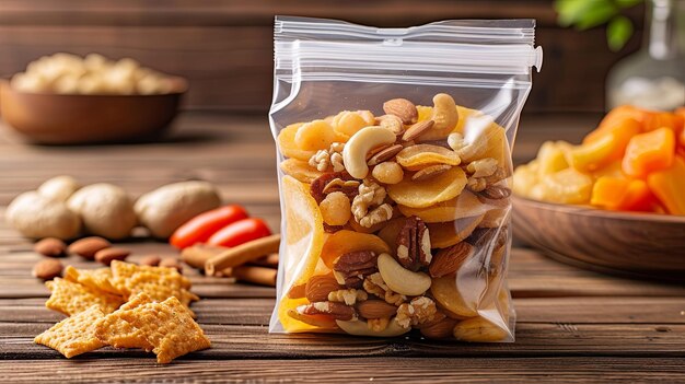 Ziplock-Tasche für hausgemachte Snacks