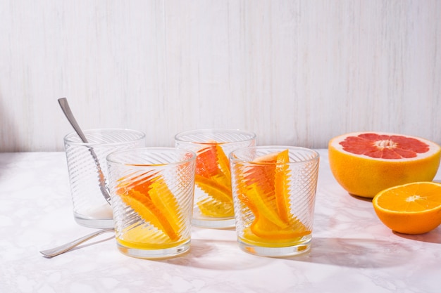 Zitruslimonade mit Grapefruit