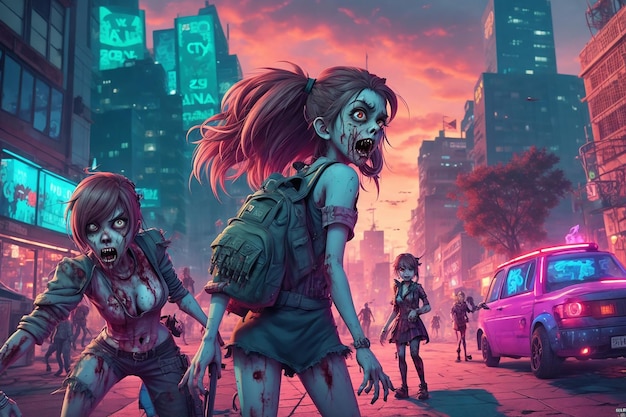 Zombie-Apokalypse in der Stadt