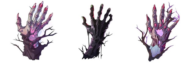 Zombie-Hand-Halloween-Logo 2D