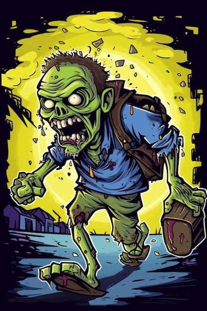 Foto zombie-illustration