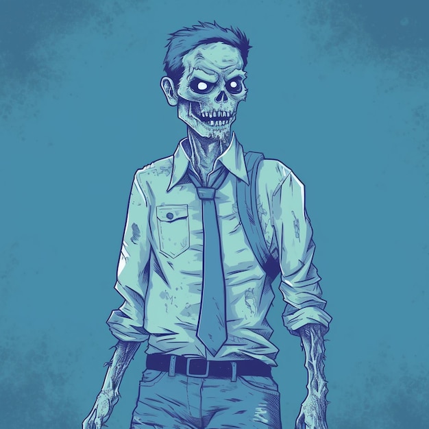 Zombie-Illustration