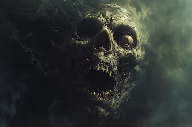 Zombie-Monster-Visual-Fotoalbum voller Horror-Vibes und Apokalypse-Momente