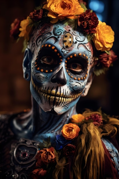 Zombie-Tag der Toten, ultrarealistische Fotografie, lebendige Farben