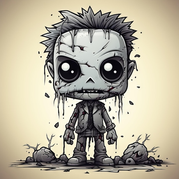 Zombies ein Illustrationskunstdesign