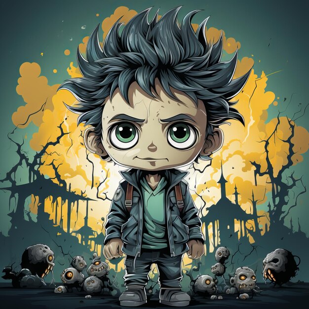 Zombies ein Illustrationskunstdesign