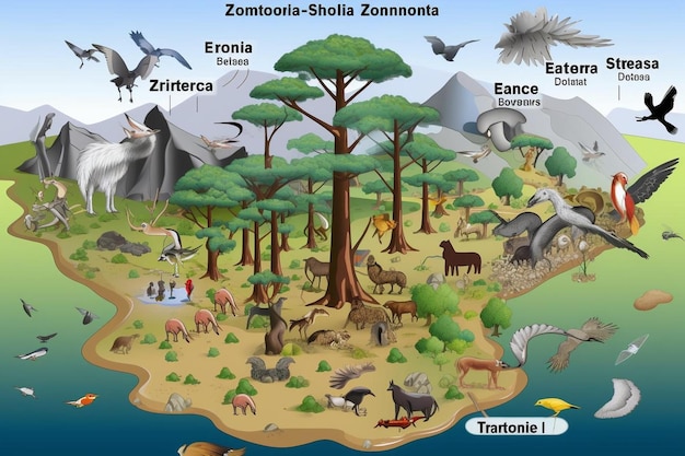 Foto zona de desastre ecológico