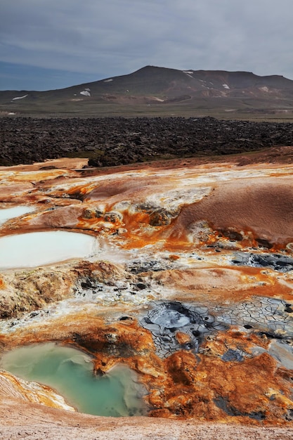 Zona termal en Islandia