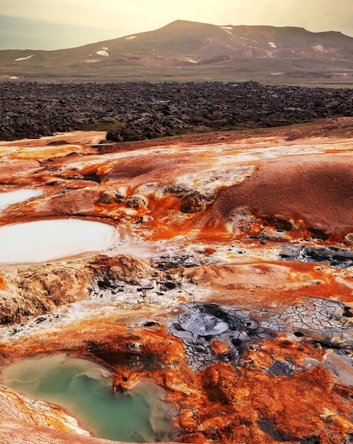 Zona termal en Islandia