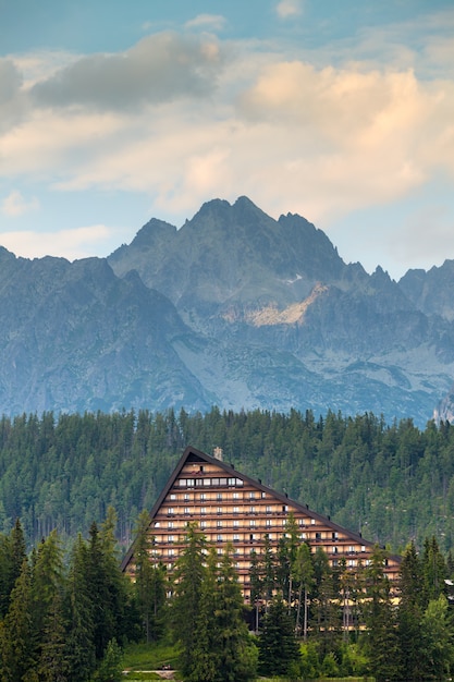 Zona de vacaciones en el Parque Nacional Alto Tatra