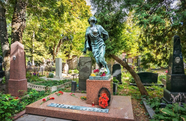 Zoya Kosmodemyanskaya sepultura Cemitério Novodevichy Moscou