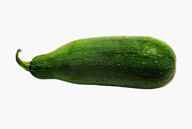 Zucchini auf weißem Hintergrund