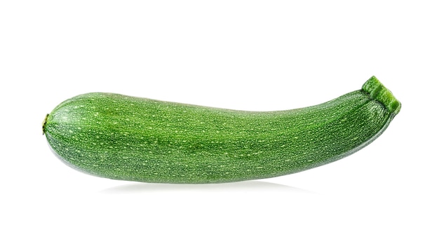 Zucchini isoliert auf weißem Hintergrund