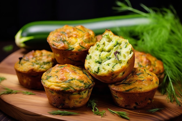 Zucchini-Muffins, gesunde Snacks