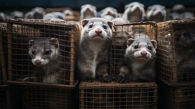 Zuchtminks im Gefängnis