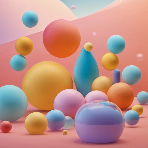 Zufällige Farbe des Ballons