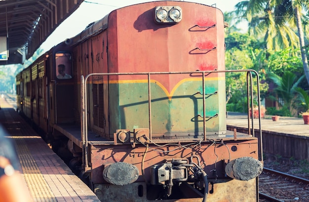 Zug auf Sri Lanka