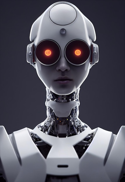 Zukunftsorientierte menschliche Cyborg-Roboter