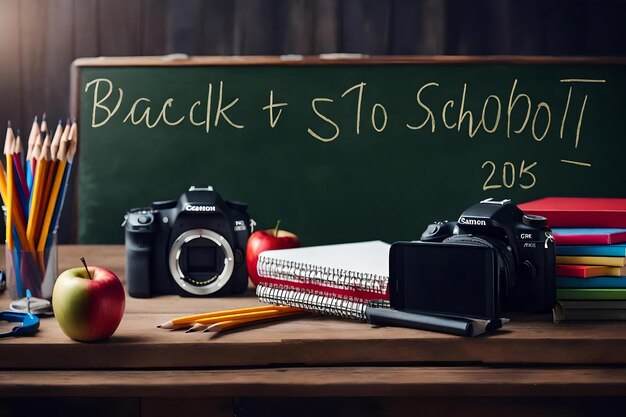 Foto zurück in der schule