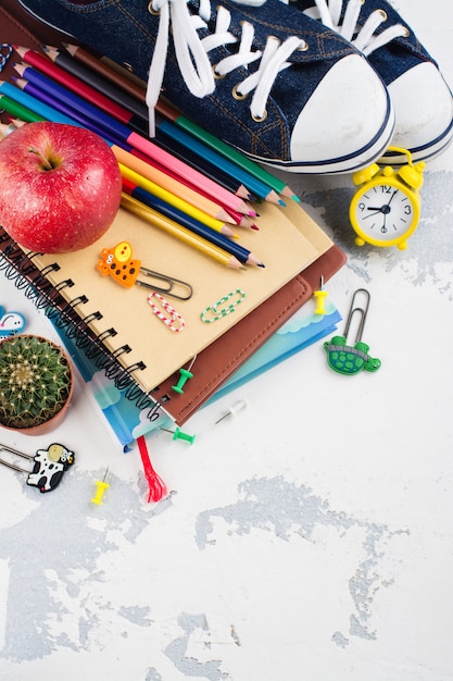 Foto zurück in die schule