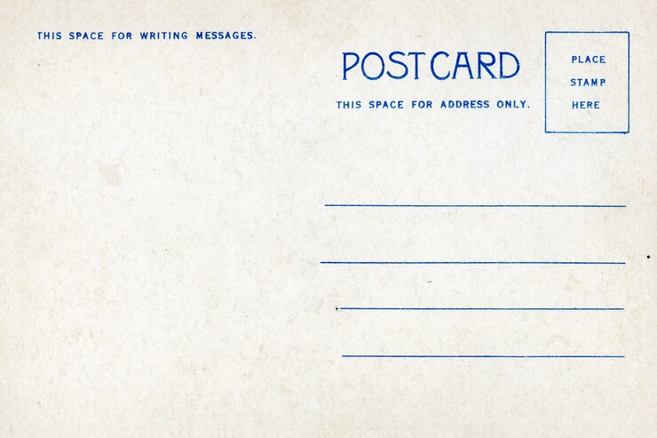 Zurück von der leeren Postkarte der Weinlese.