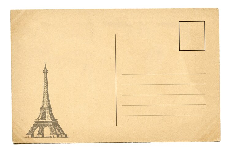 Zurück von der leeren Postkarte der Weinlese