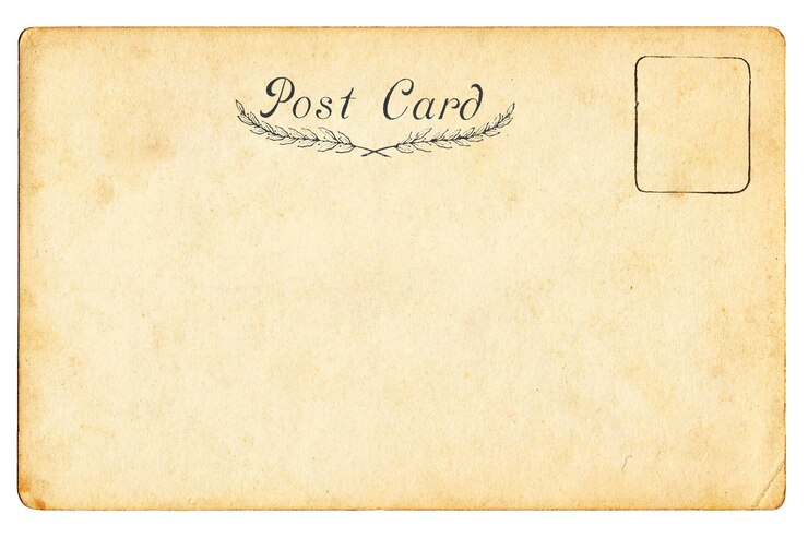 Zurück von der leeren Postkarte der Weinlese