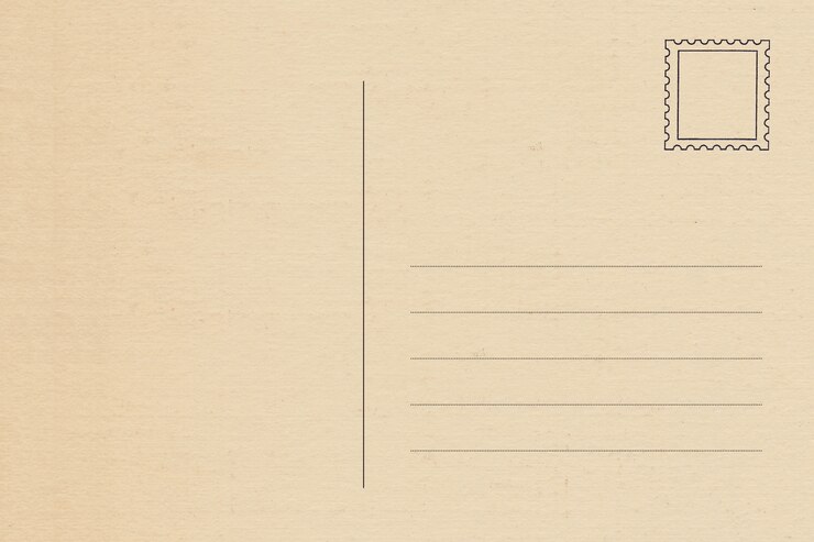 Zurück von der unbelegten Postkarte der Weinlese mit Platz für Text