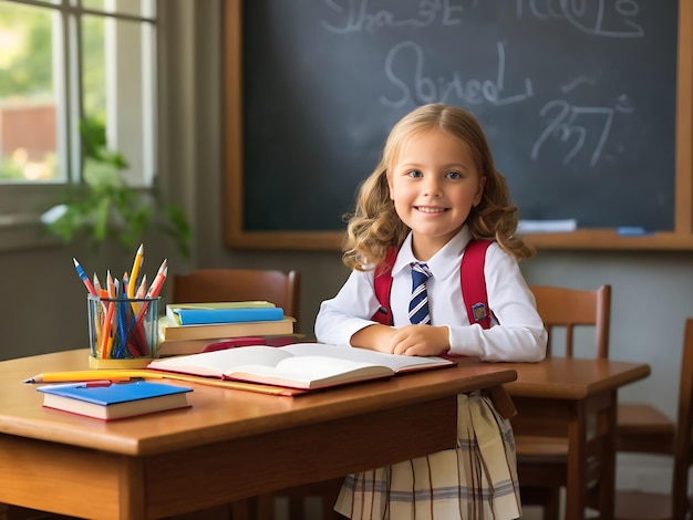 Zurück zur Schule Der erste Schultag feiert ein neues Jahr